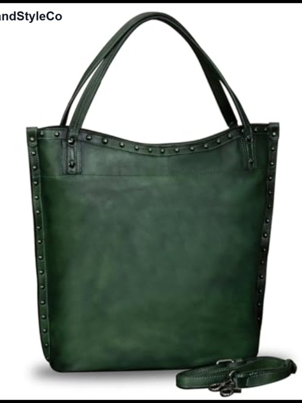 Genuine Leather Satchel Shoulder Bag Handmade Top Handle Large Crossbody